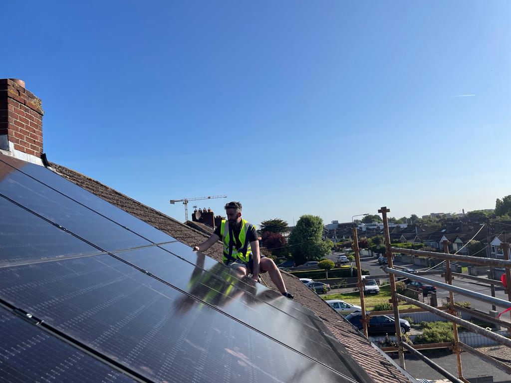 Recent Dublin Home Solar Panel Installation